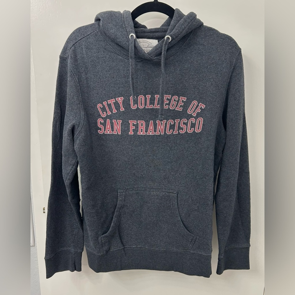 City College of San Francisco Charcoal Hoodie